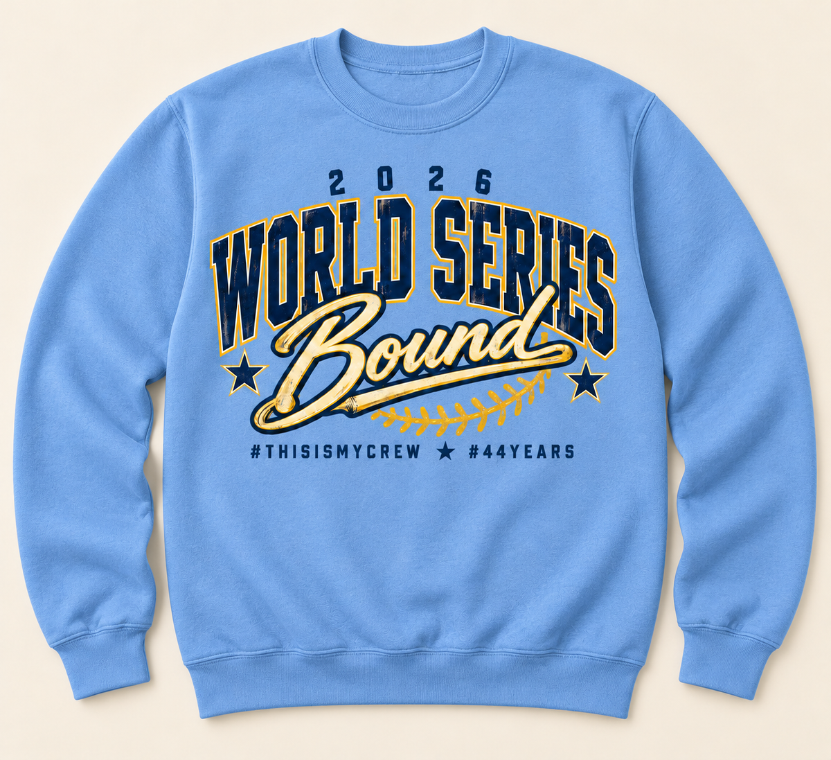 UNISEX Baseball World Series Crew Neck
