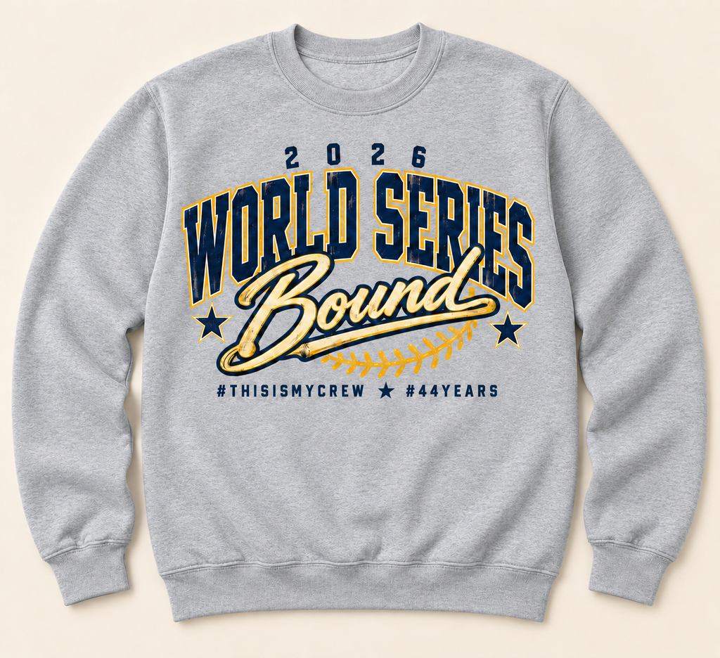 UNISEX Baseball World Series Crew Neck
