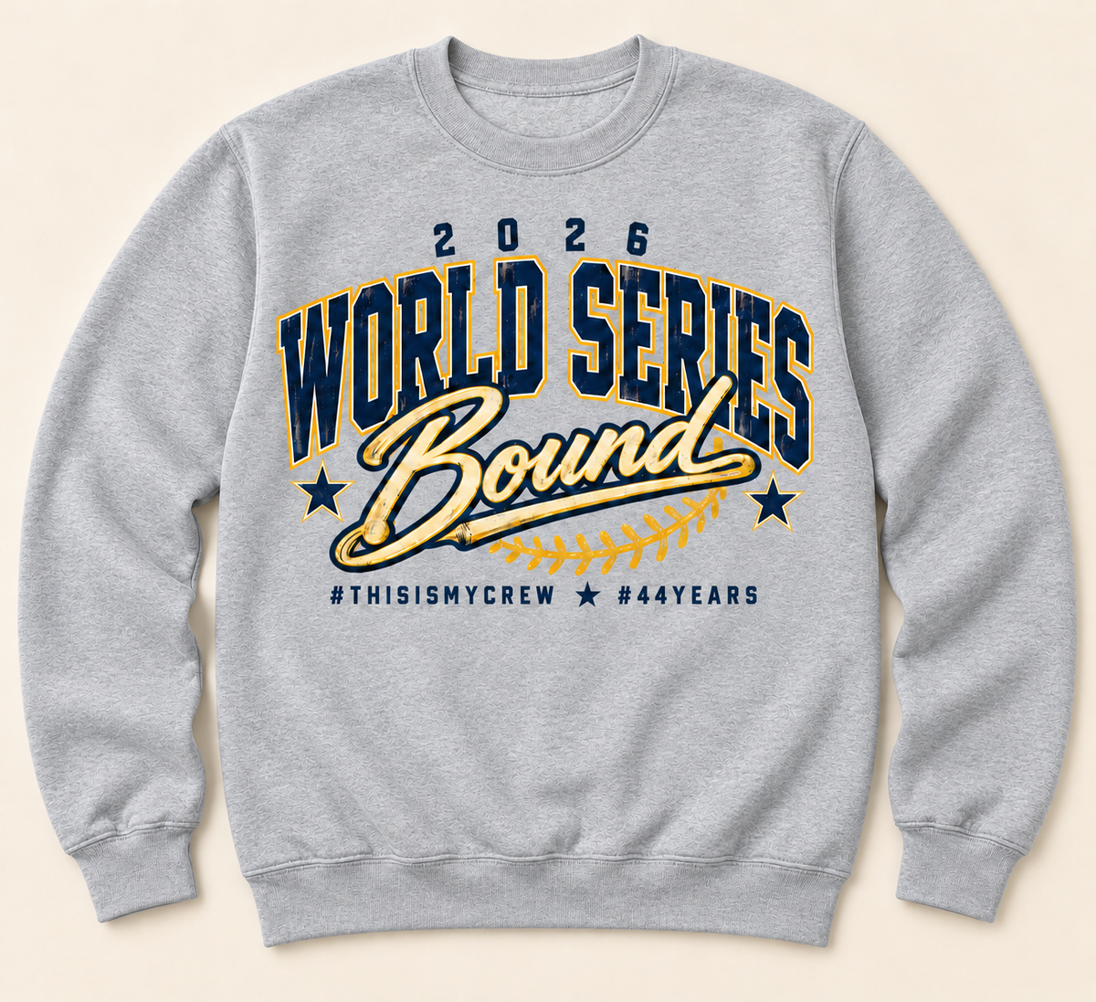 UNISEX Baseball World Series Crew Neck